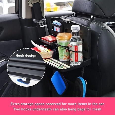 TravelEase™ Car Travel Foldable Dining Food Tray